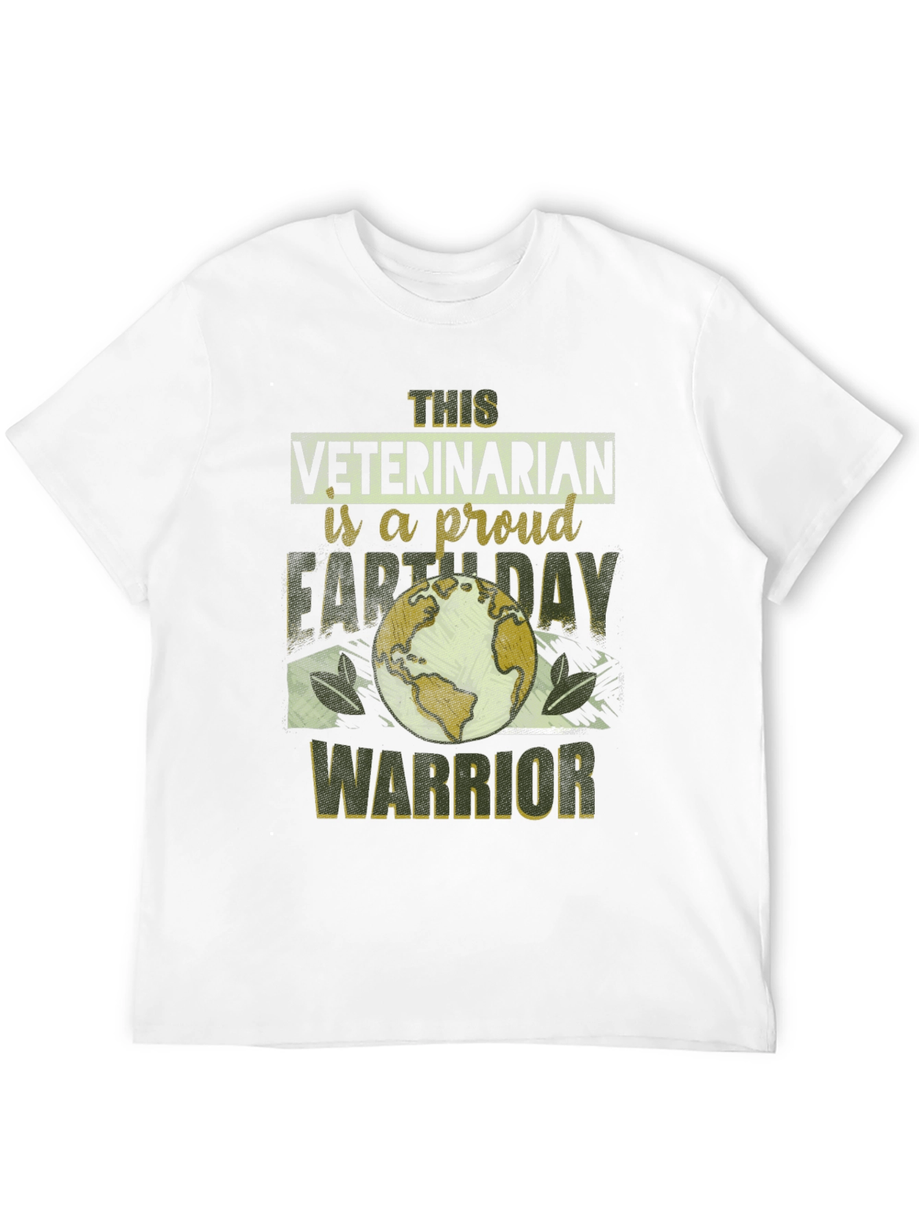 Veterinarian Earth Day Warrior T-Shirt
