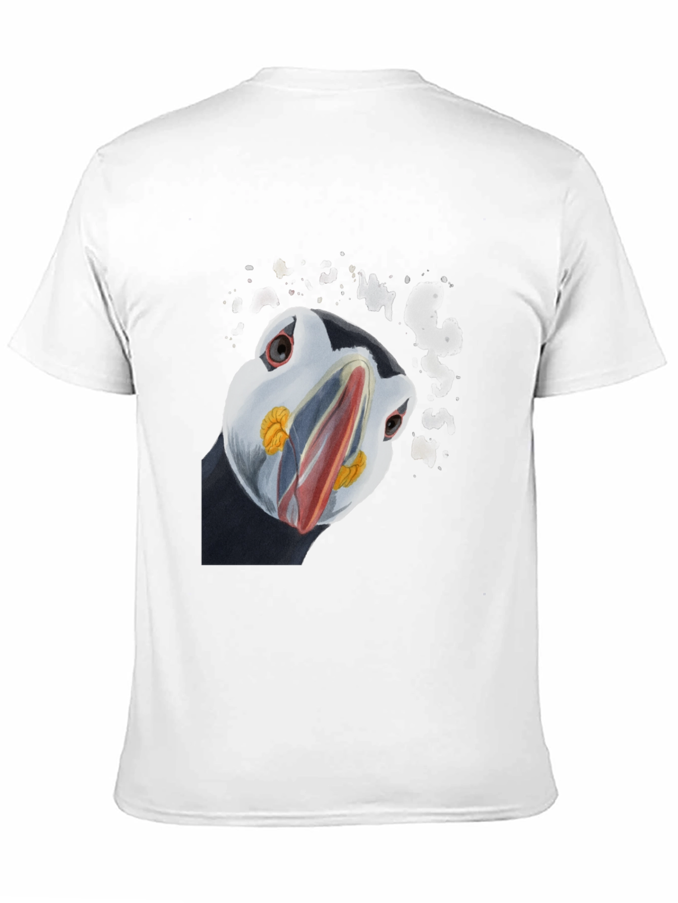 Puffin Graphic Print Black T-Shirt