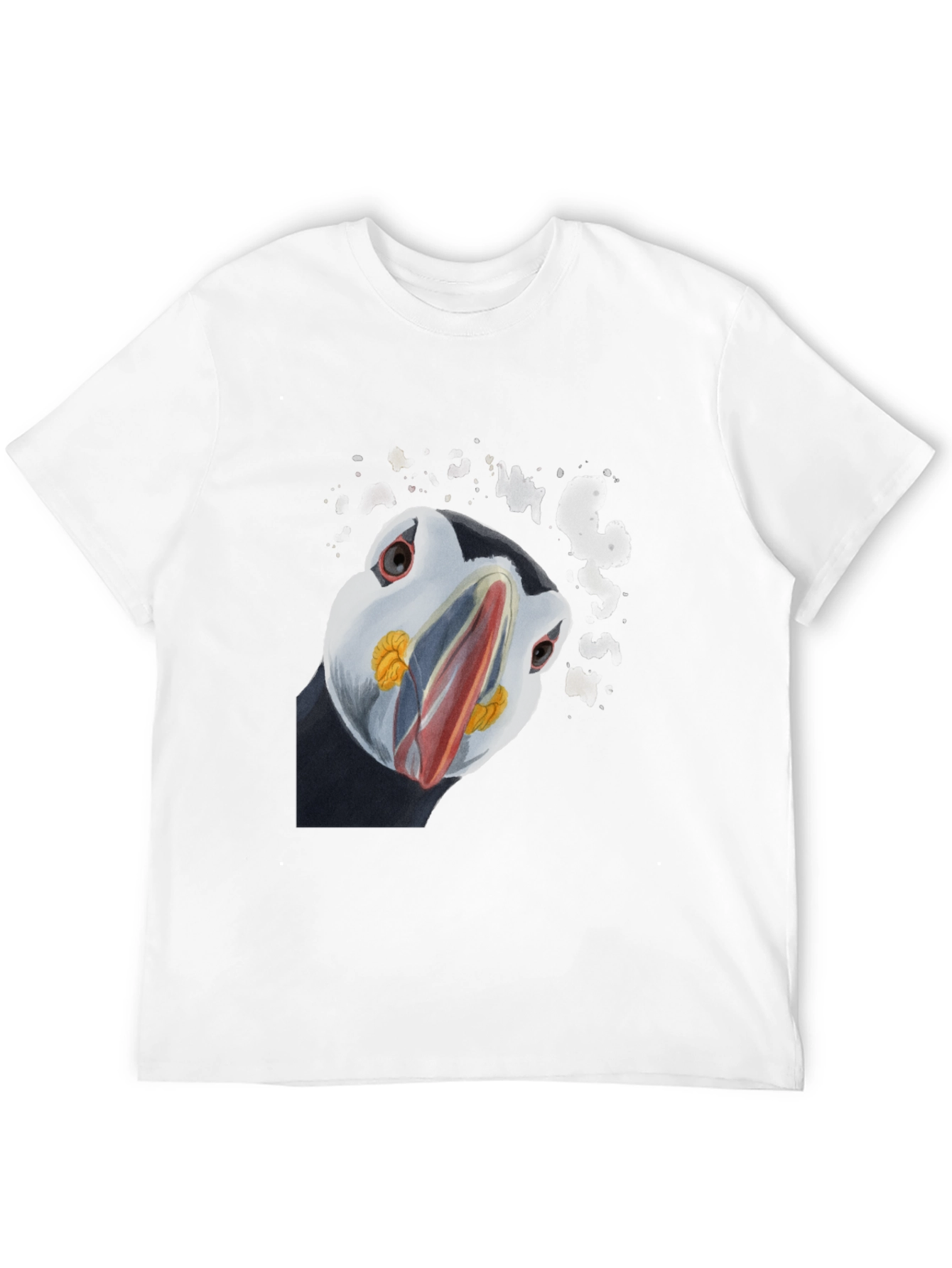 Puffin Graphic Print Black T-Shirt