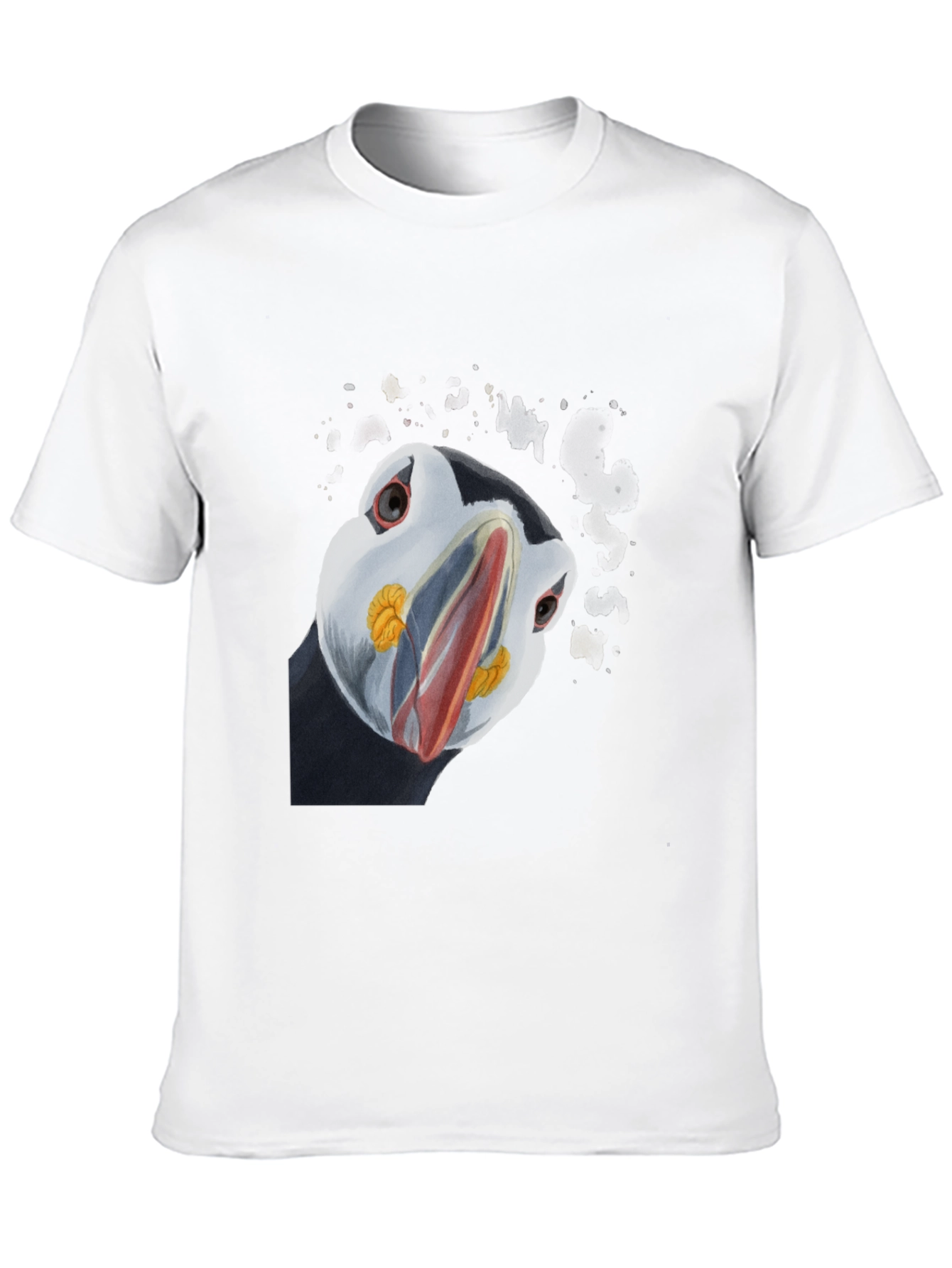Puffin Graphic Print Black T-Shirt