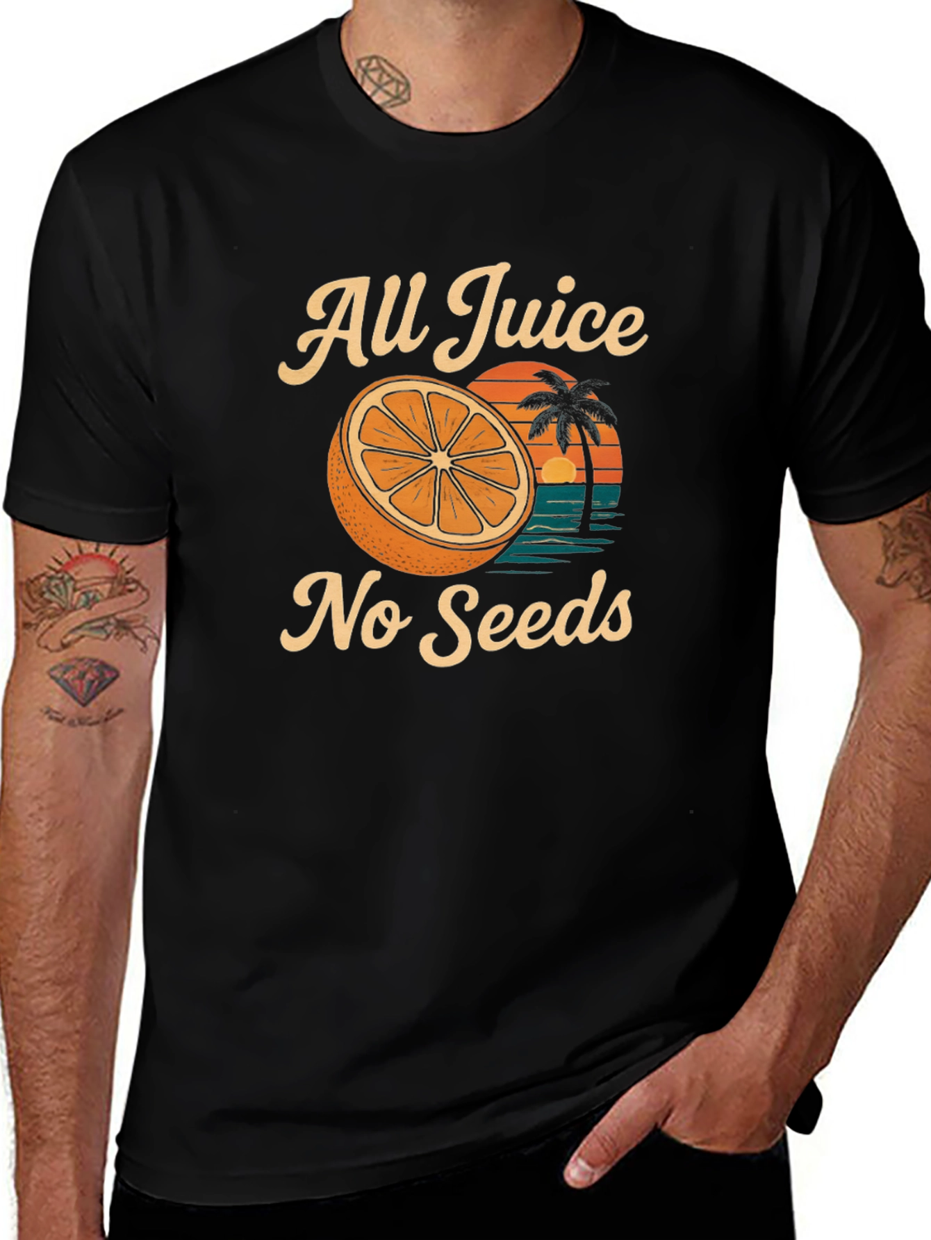 All Juice No Seeds Graphic T-Shirt