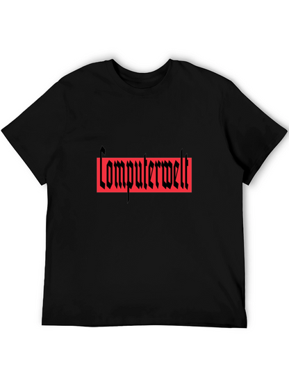 Computerwelt Graphic T-Shirt - Black Crew Neck Tee