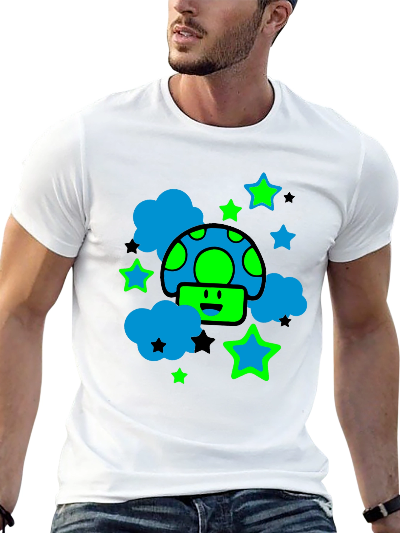 Mushroom Starry Cloud T-Shirt