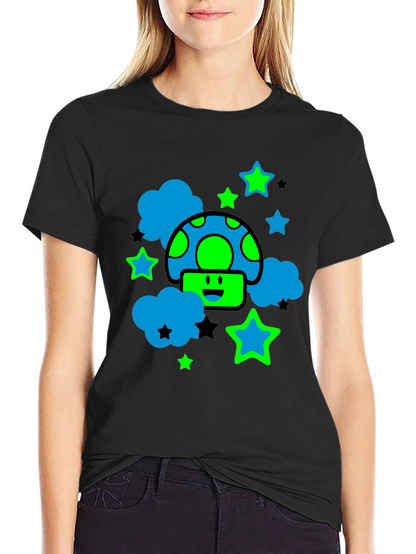 Mushroom Starry Cloud T-Shirt