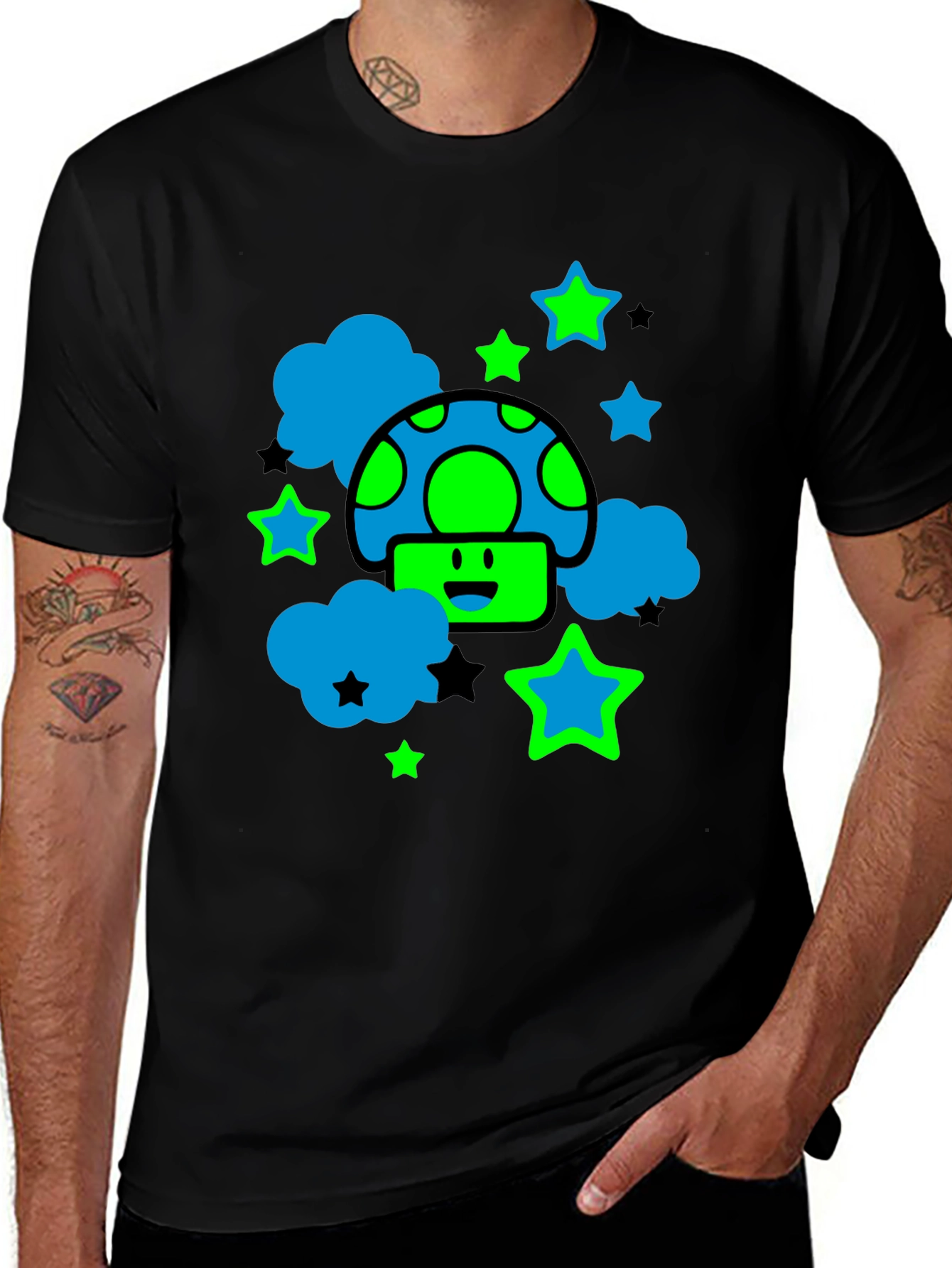 Mushroom Starry Cloud T-Shirt