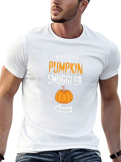 Pumpkin Smuggler T-Shirt - Halloween Humor Tee