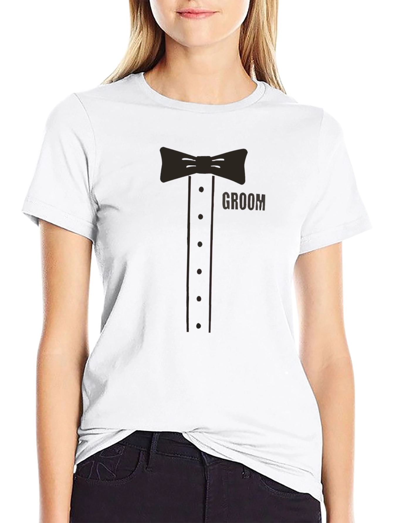 Groom Tuxedo T-Shirt - Wedding Party Apparel
