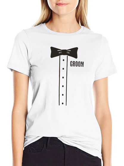 Groom Tuxedo T-Shirt - Wedding Party Apparel