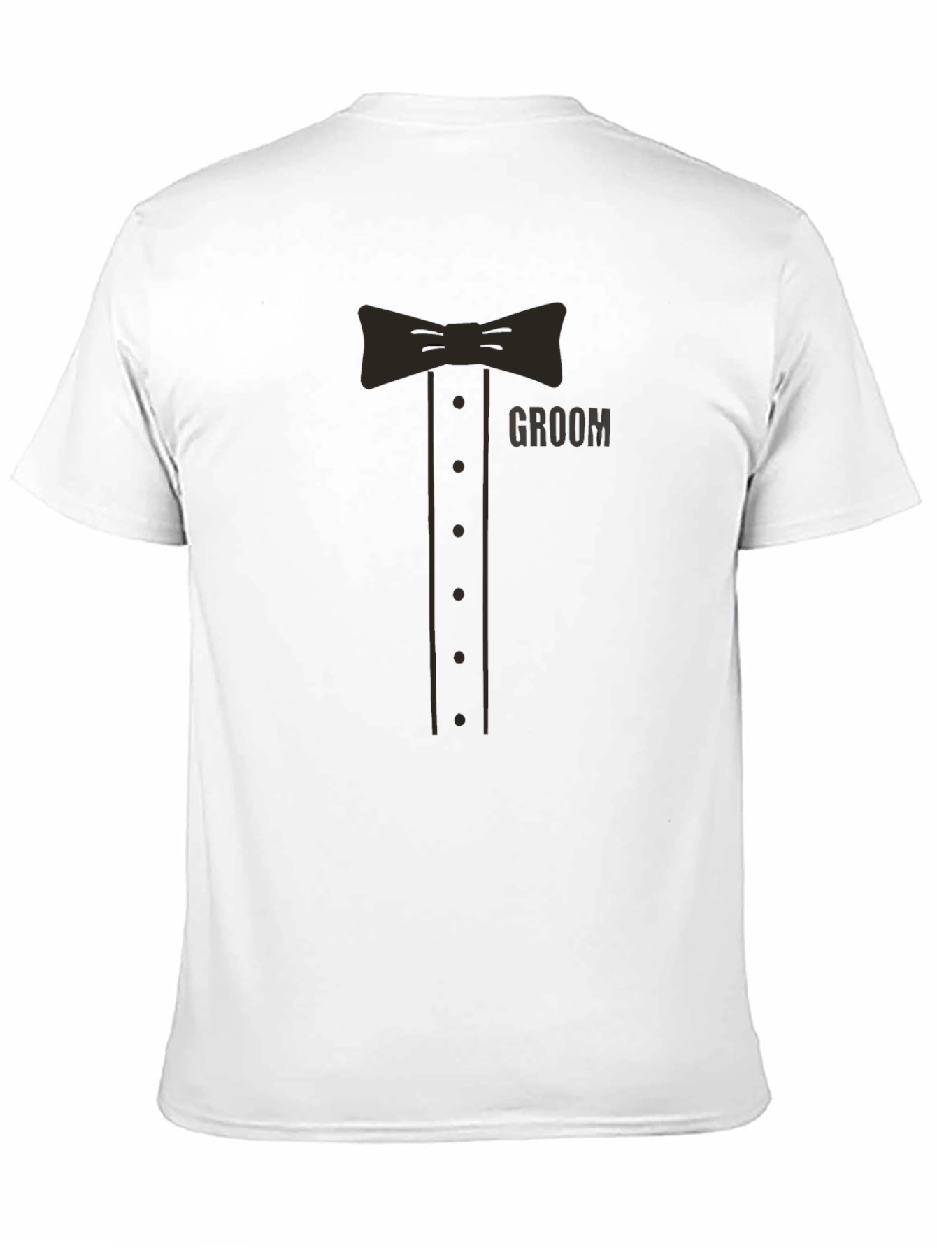 Groom Tuxedo T-Shirt - Wedding Party Apparel