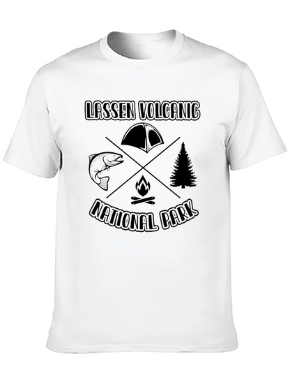 Lassen Volcanic National Park Black Graphic Tee
