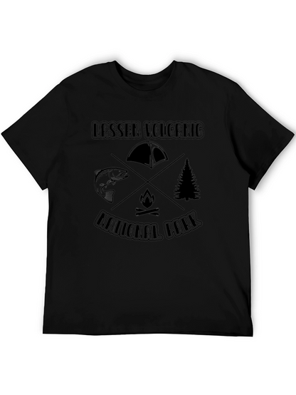 Lassen Volcanic National Park Black Graphic Tee