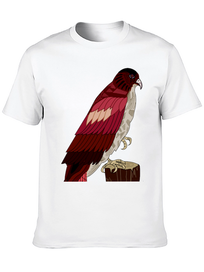 Hawk Graphic Tee - Mens Casual Black T-Shirt