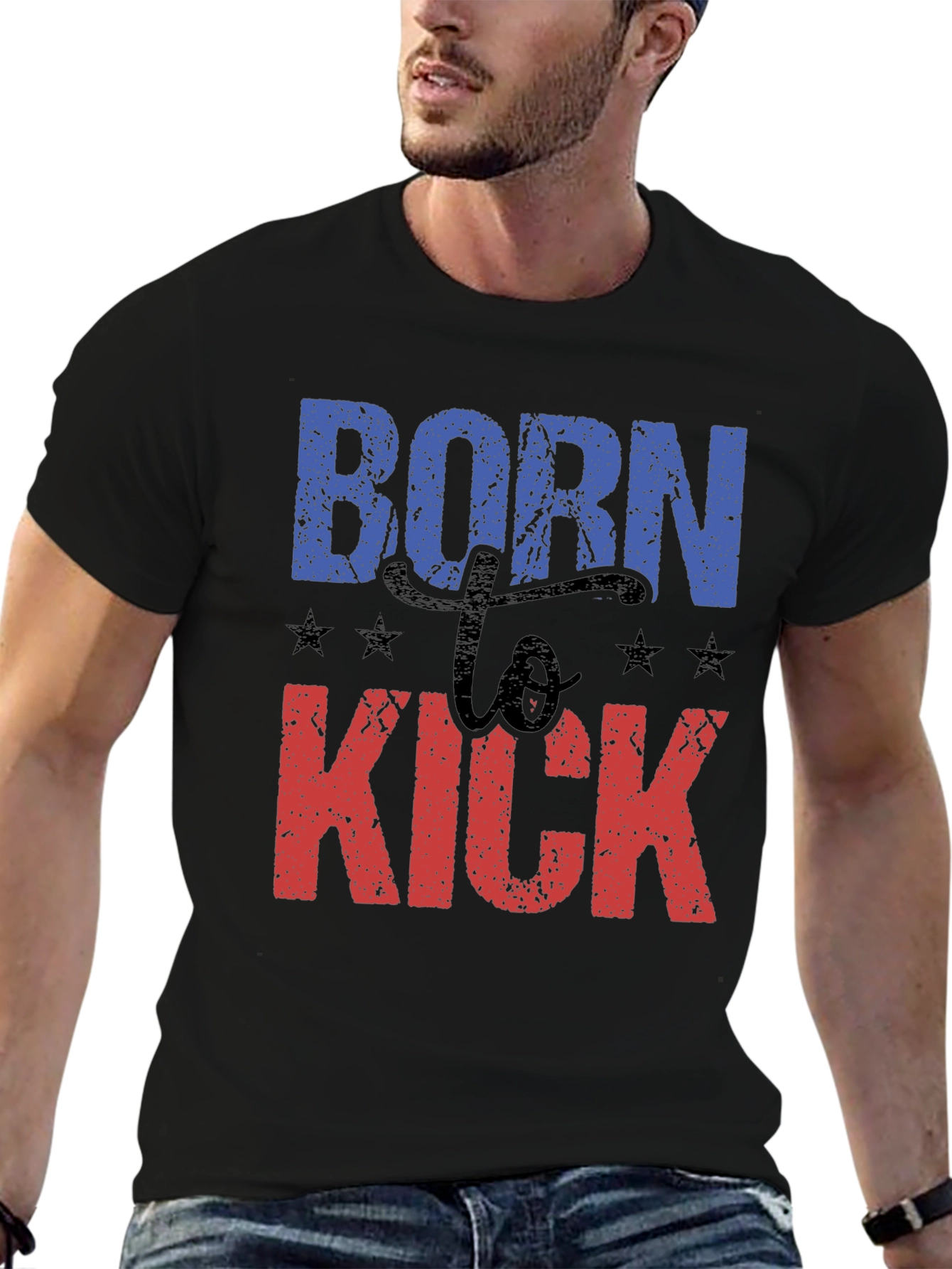 Born to Kick Graphic T-Shirt