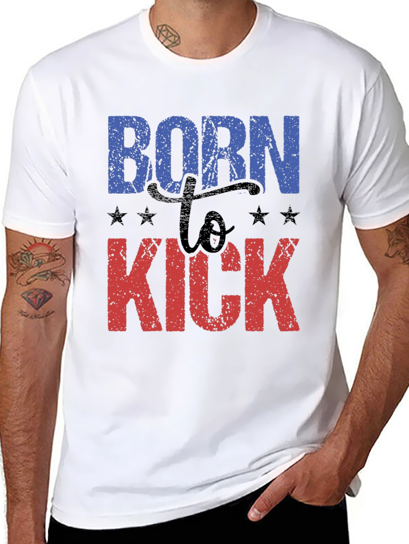 Born to Kick Graphic T-Shirt
