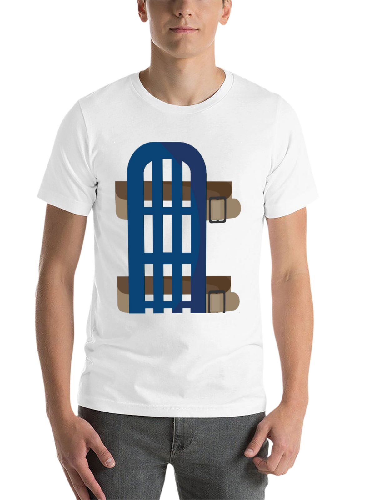 Novelty Cartoon Belt T-Shirt