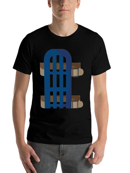 Novelty Cartoon Belt T-Shirt