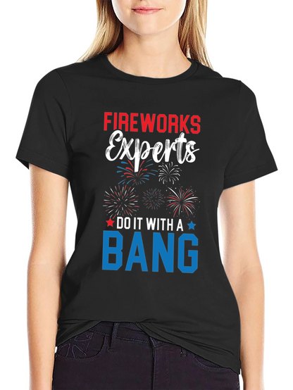 Fireworks Experts T-Shirt Patriotic USA
