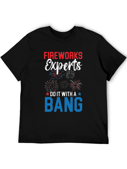 Fireworks Experts T-Shirt Patriotic USA