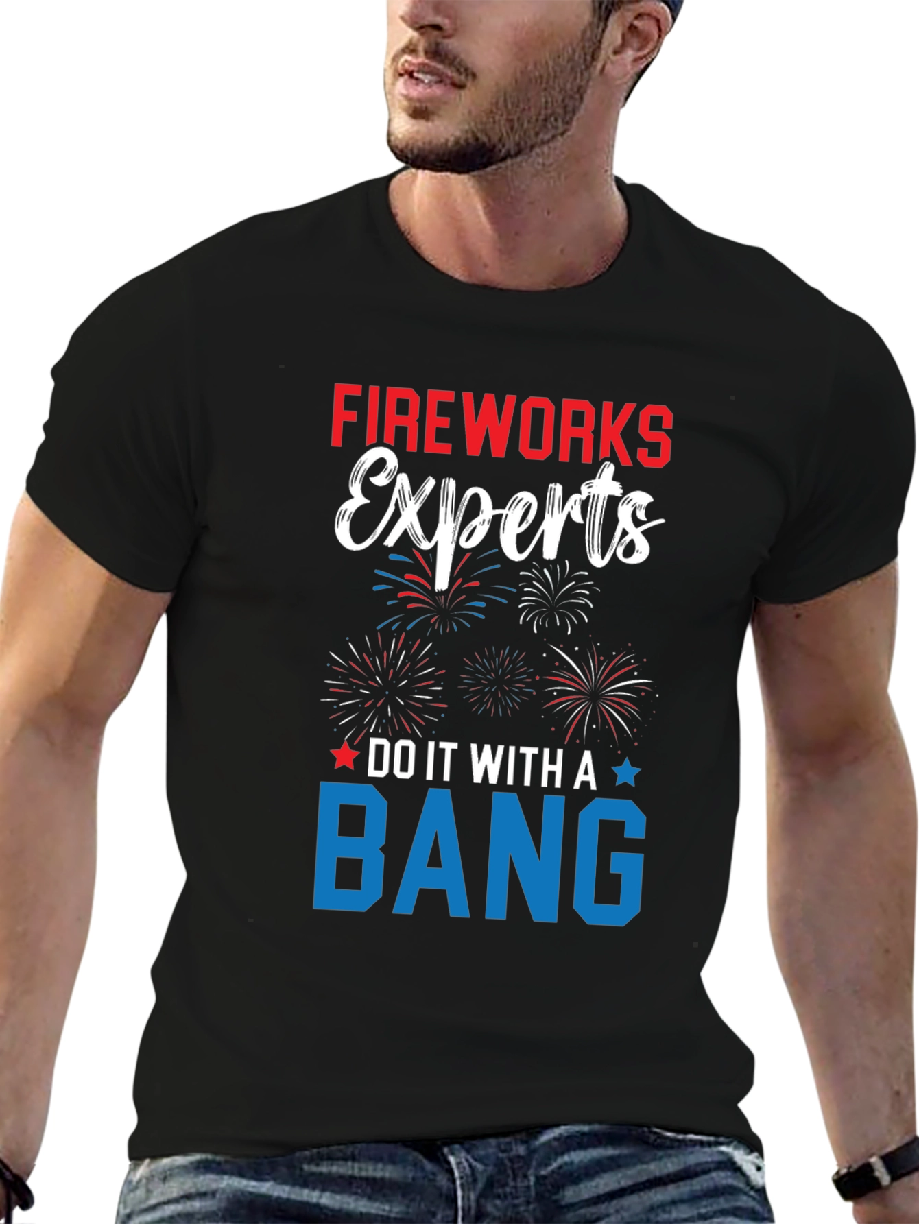 Fireworks Experts T-Shirt Patriotic USA