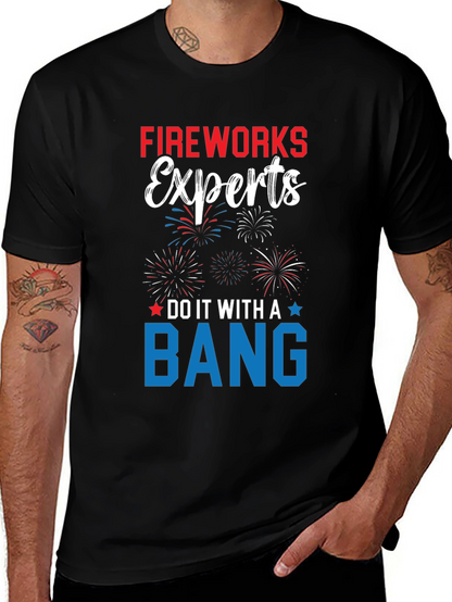 Fireworks Experts T-Shirt Patriotic USA
