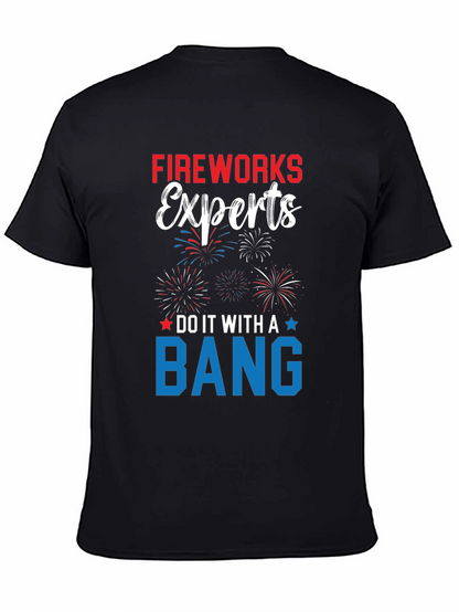 Fireworks Experts T-Shirt Patriotic USA