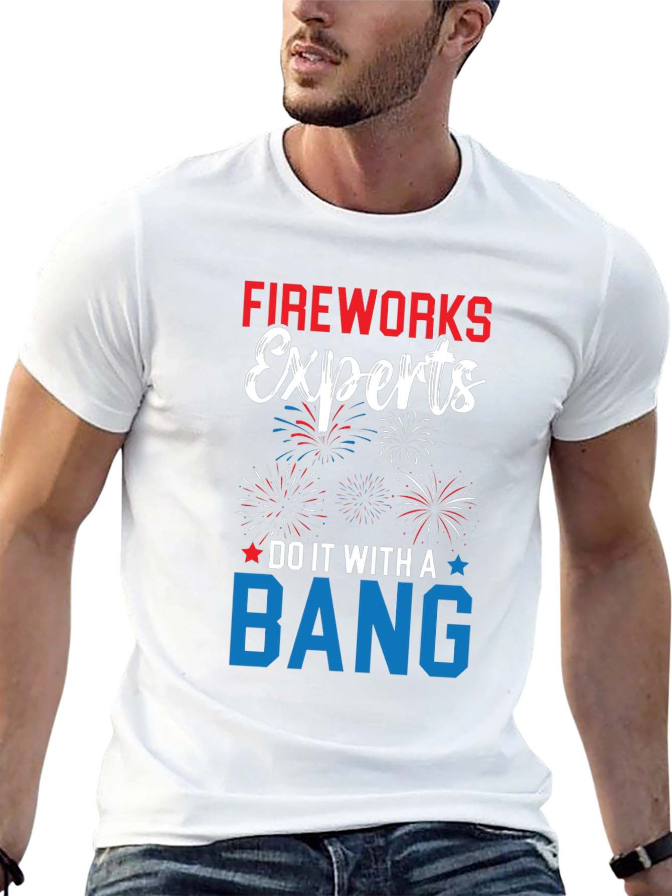 Fireworks Experts T-Shirt Patriotic USA