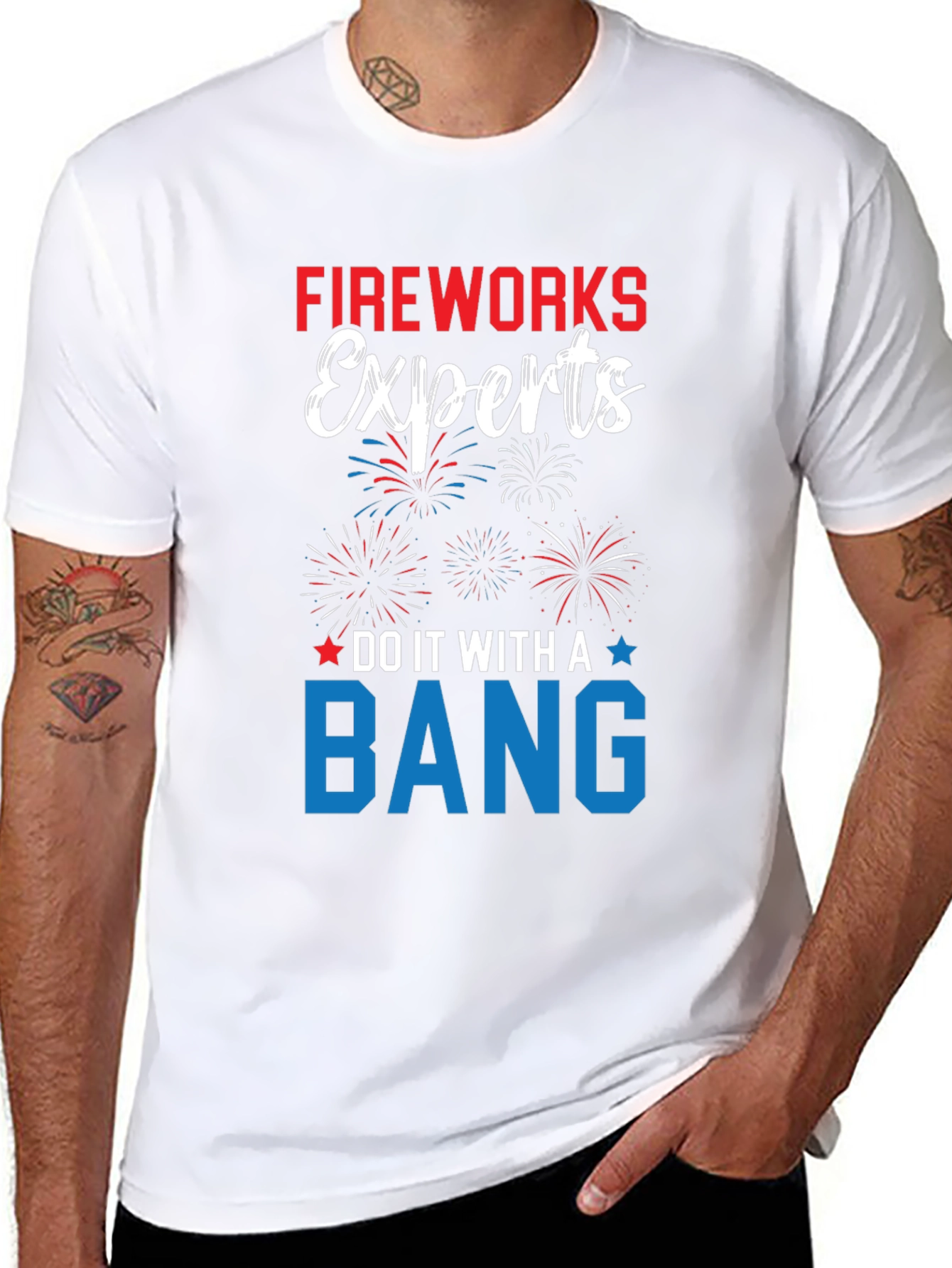 Fireworks Experts T-Shirt Patriotic USA