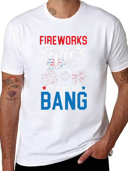Fireworks Experts T-Shirt Patriotic USA