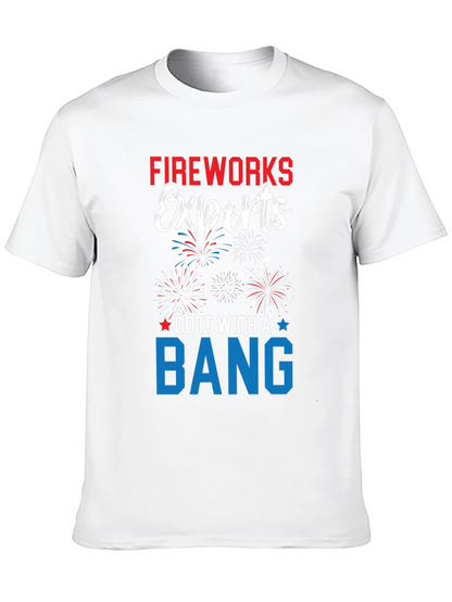 Fireworks Experts T-Shirt Patriotic USA