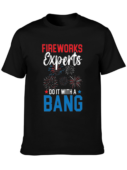Fireworks Experts T-Shirt Patriotic USA