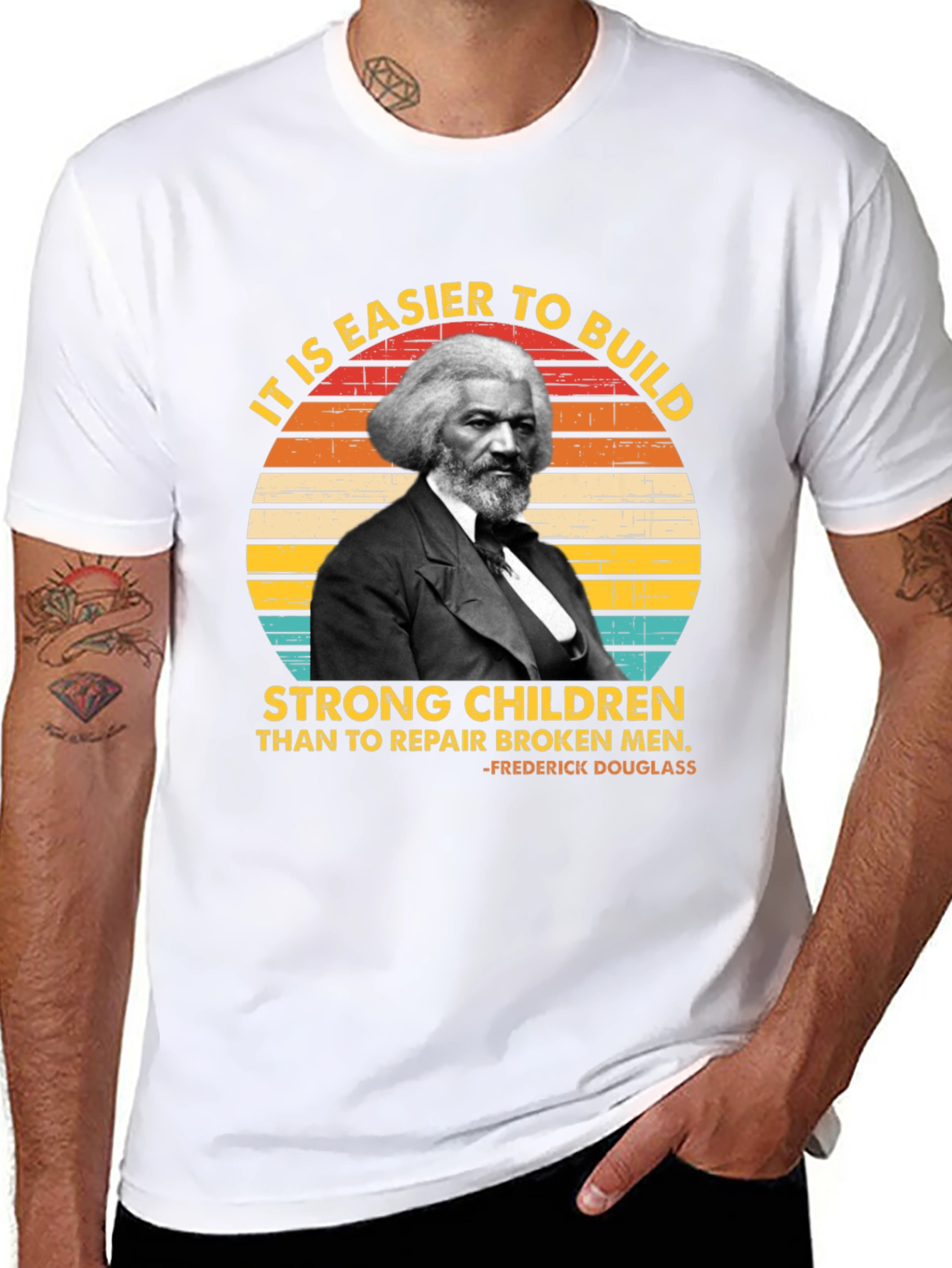 Frederick Douglass T-Shirt - Build Strong Children