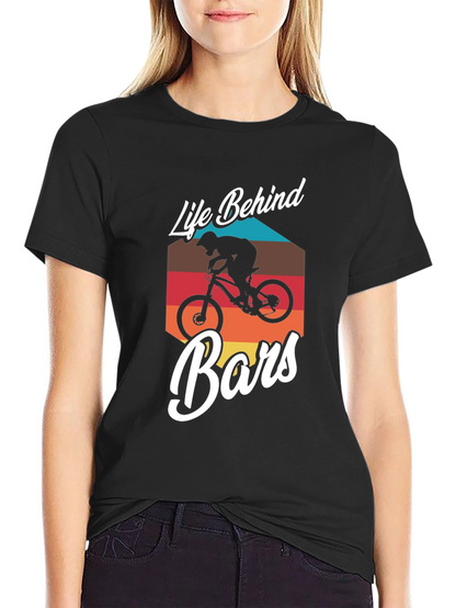 Life Behind Bars Mountain Biker T-Shirt