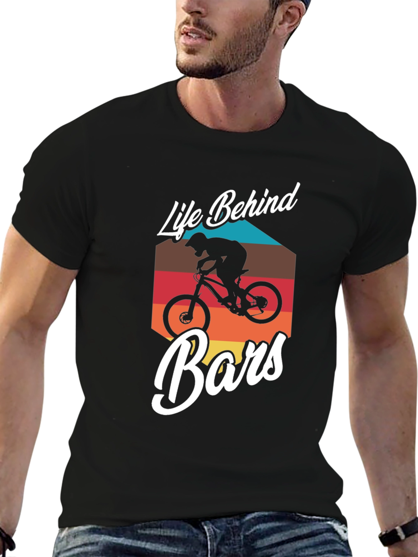Life Behind Bars Mountain Biker T-Shirt