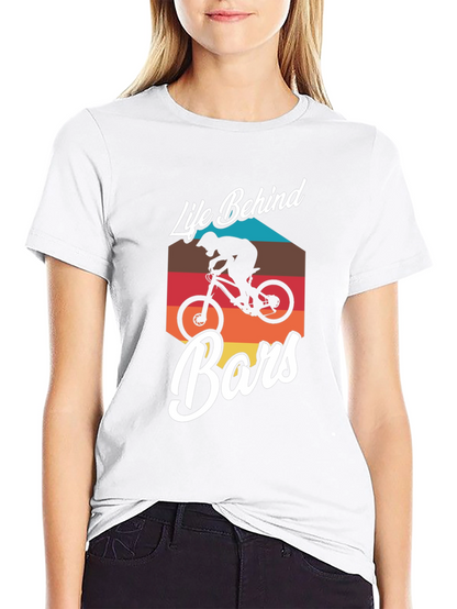 Life Behind Bars Mountain Biker T-Shirt
