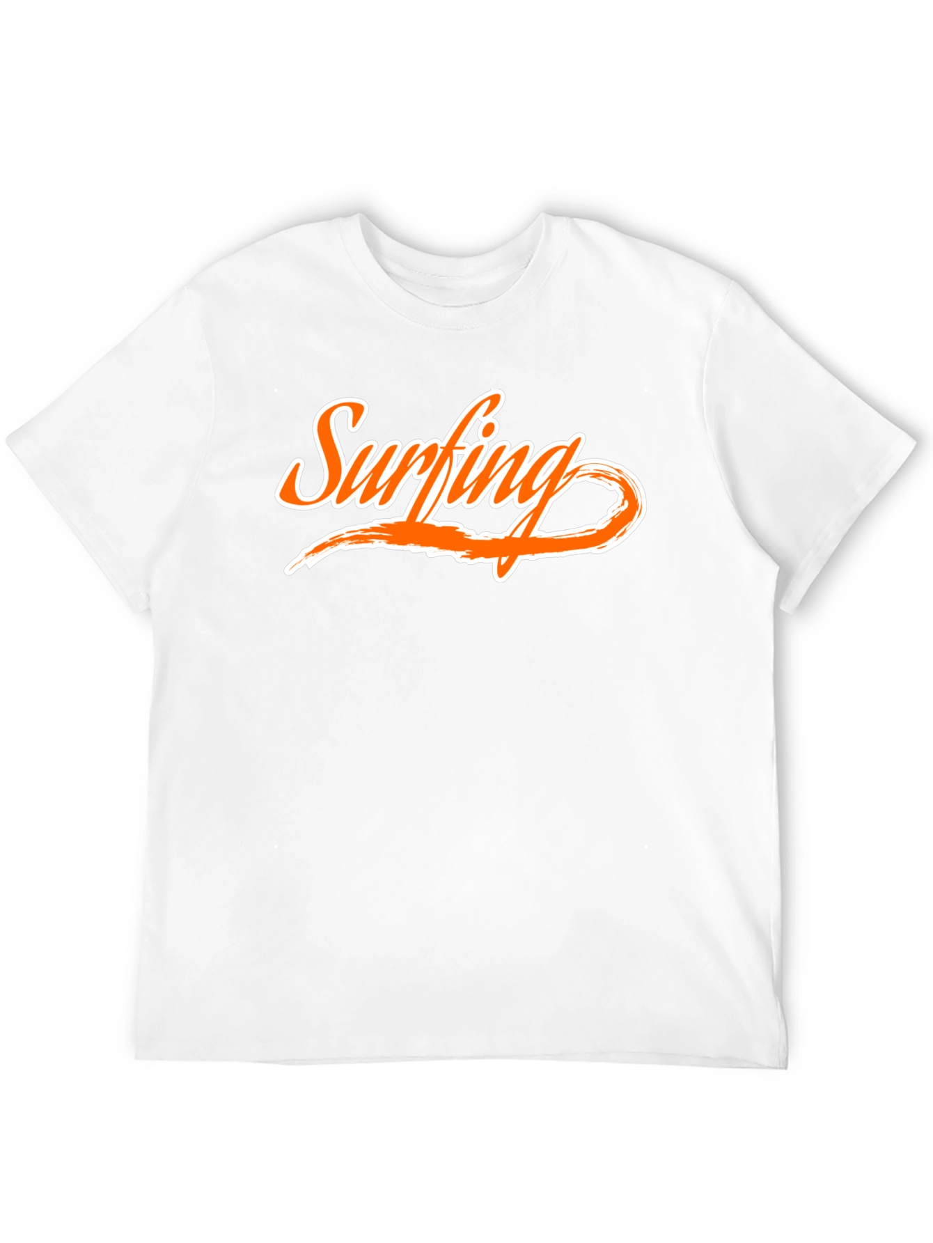 Surfing Graphic Tee - Cool Black T-Shirt