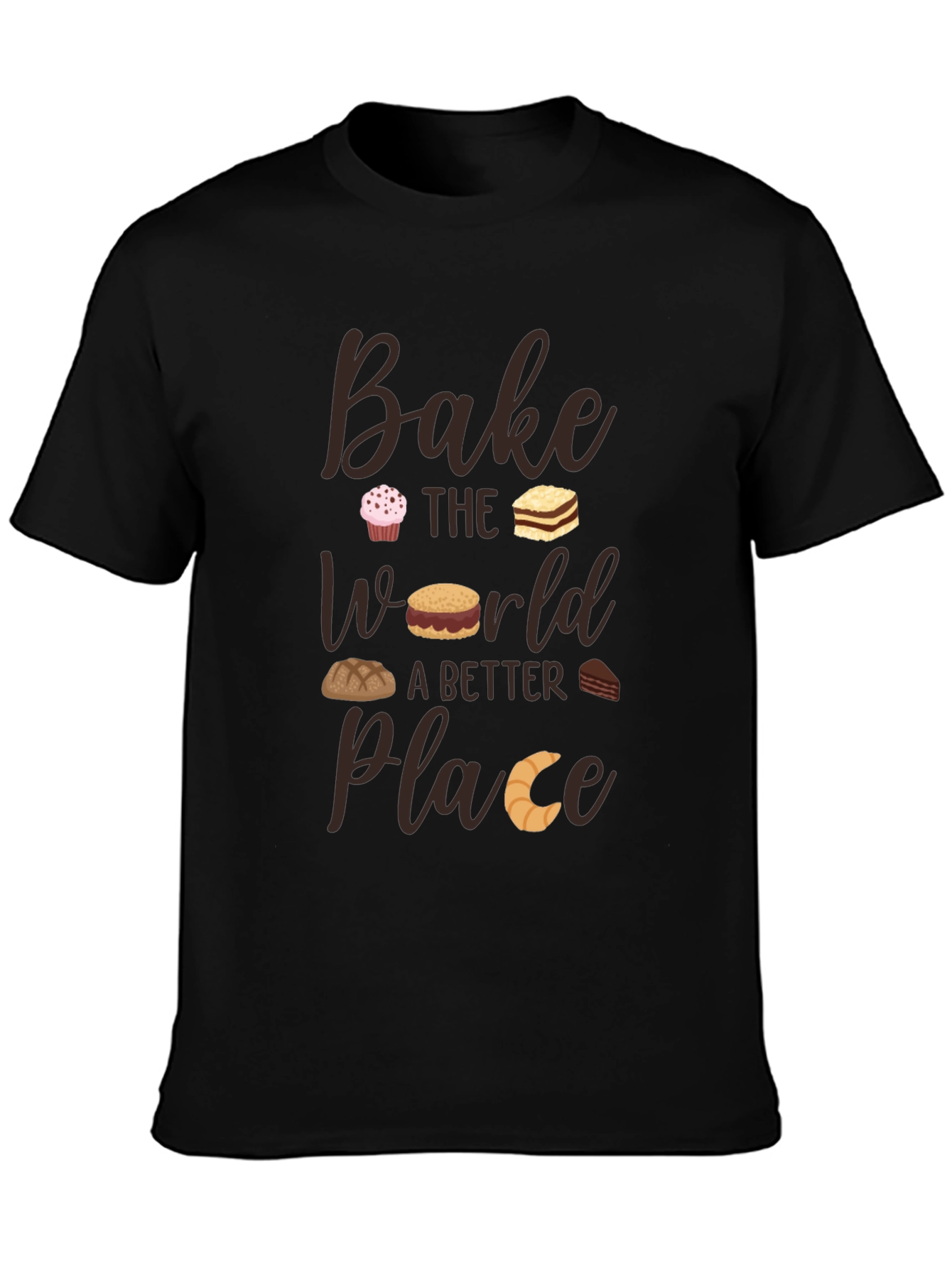 Bake the World T-Shirt - Baking Lover Tee