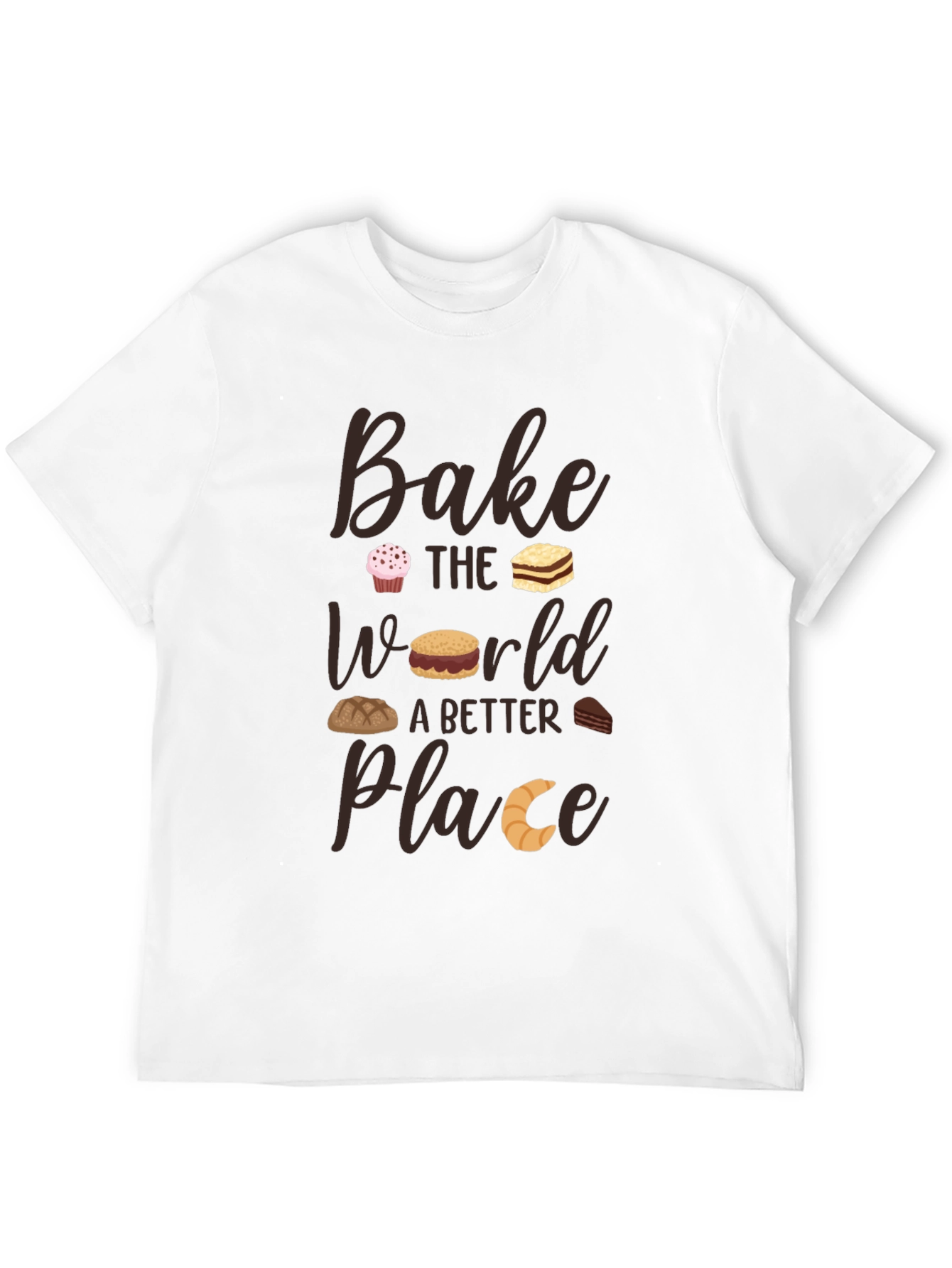 Bake the World T-Shirt - Baking Lover Tee