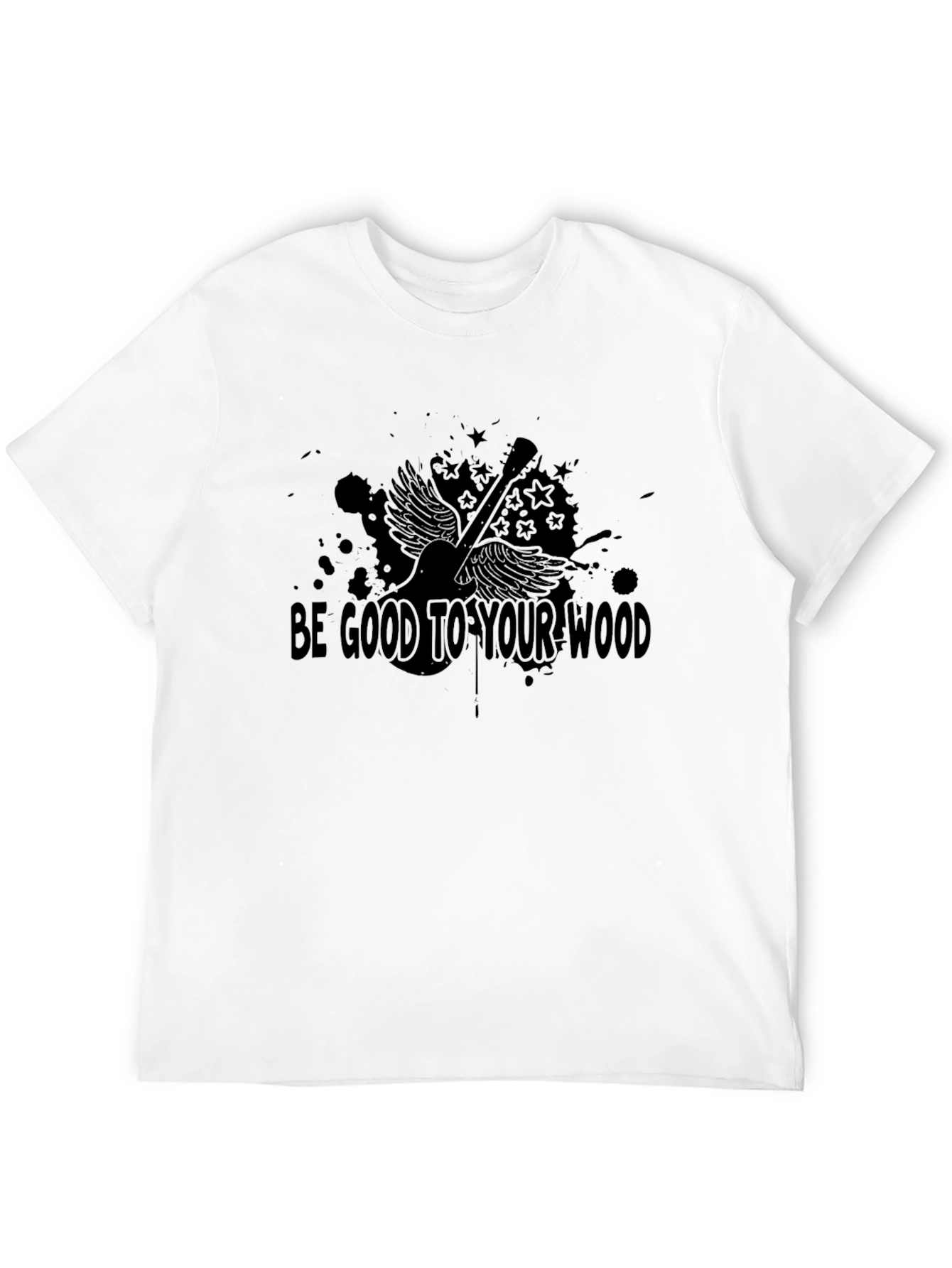 Be Good to Your Wood Guitar Graphic Tee