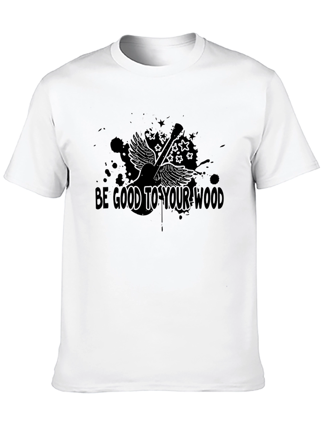 Be Good to Your Wood Guitar Graphic Tee