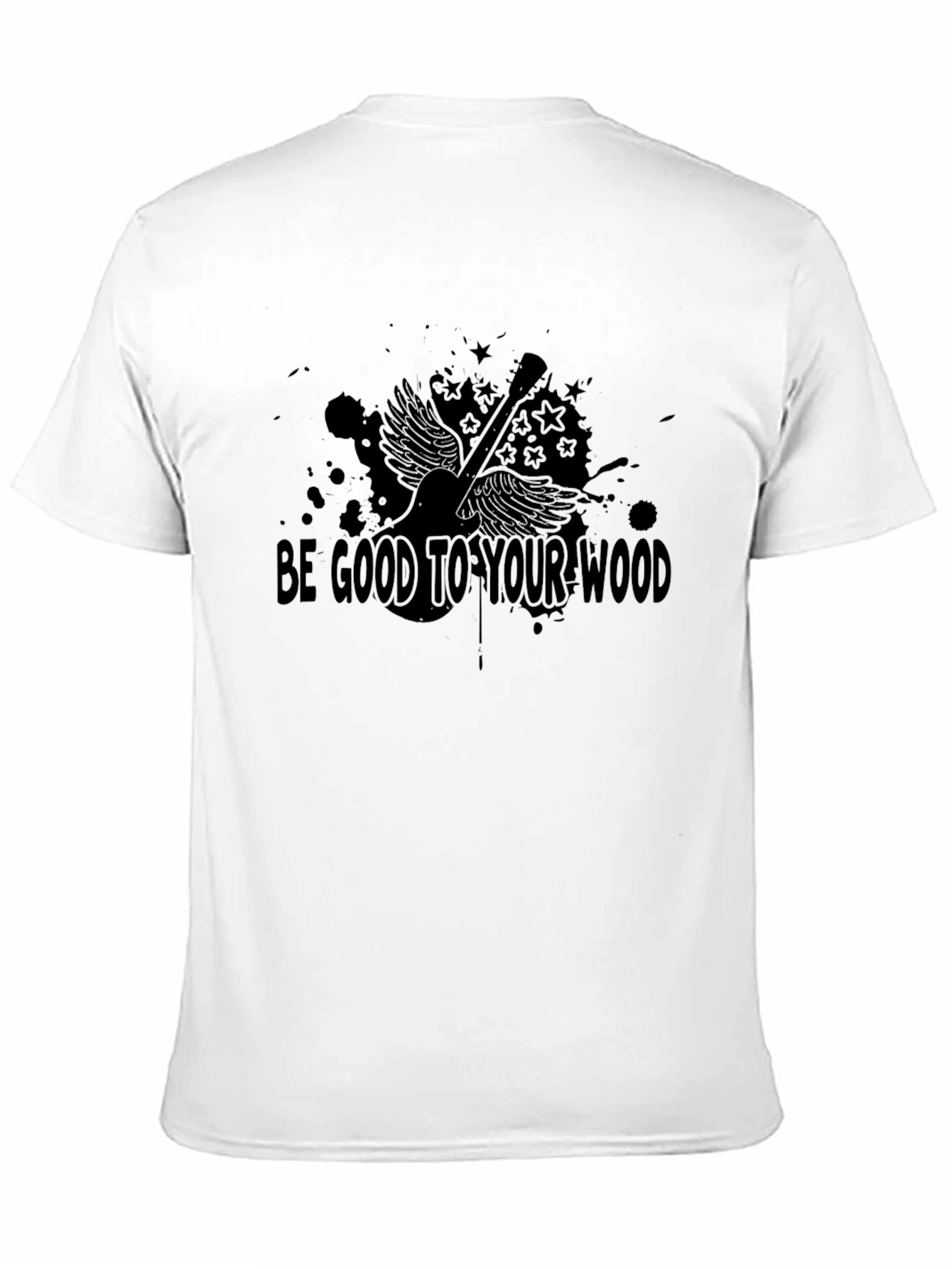 Be Good to Your Wood Guitar Graphic Tee