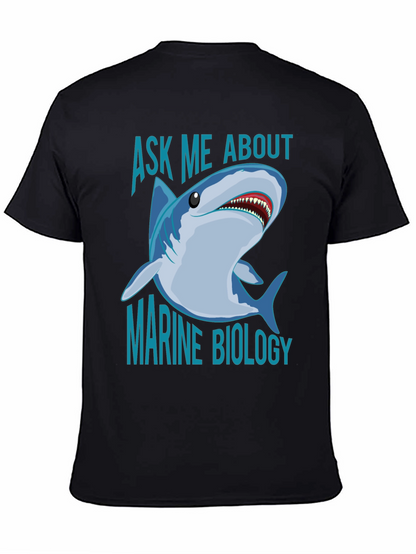 Ask Me About Marine Biology Shark T-Shirt