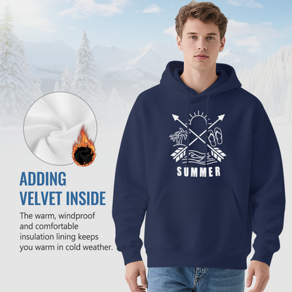 Summer Vibes Navy Hoodie