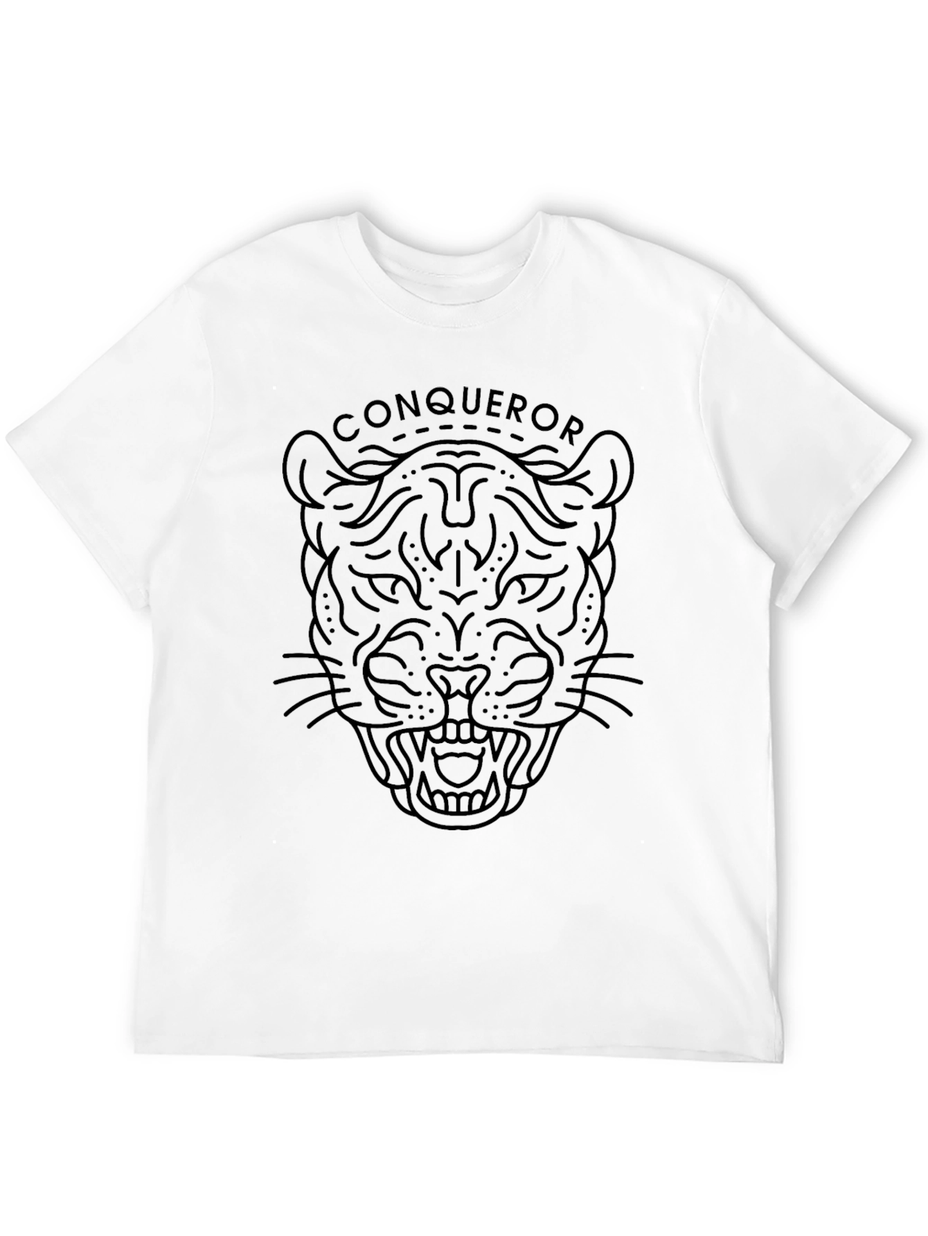 Conqueror Panther Graphic Black T-Shirt