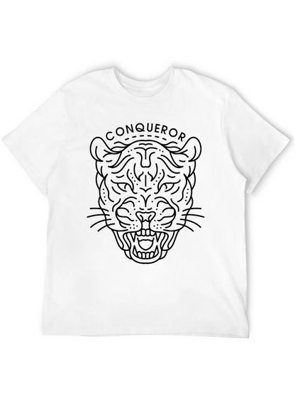 Conqueror Panther Graphic Black T-Shirt
