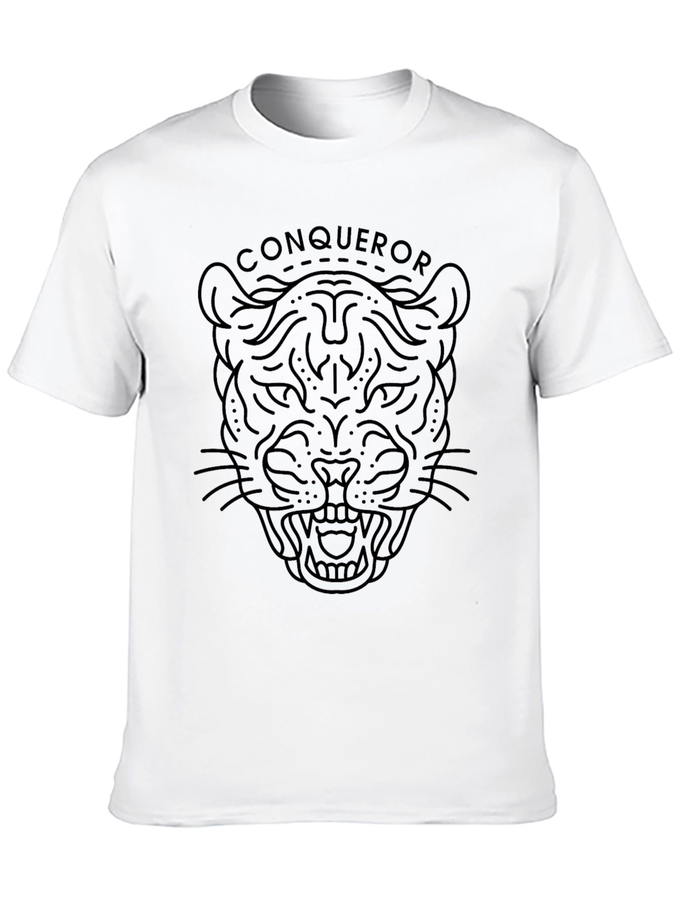 Conqueror Panther Graphic Black T-Shirt