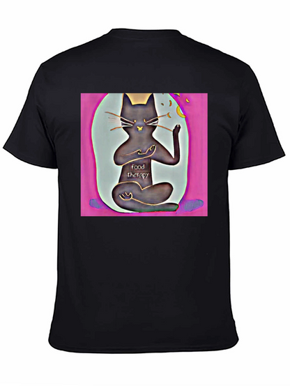 Zen Cat Food Therapy T-Shirt