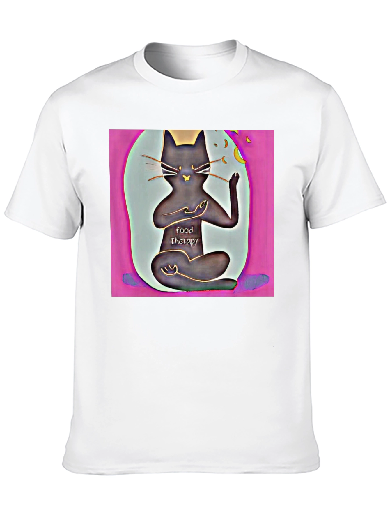 Zen Cat Food Therapy T-Shirt