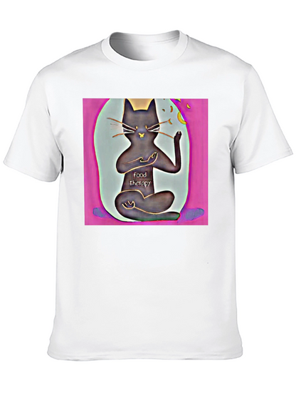 Zen Cat Food Therapy T-Shirt