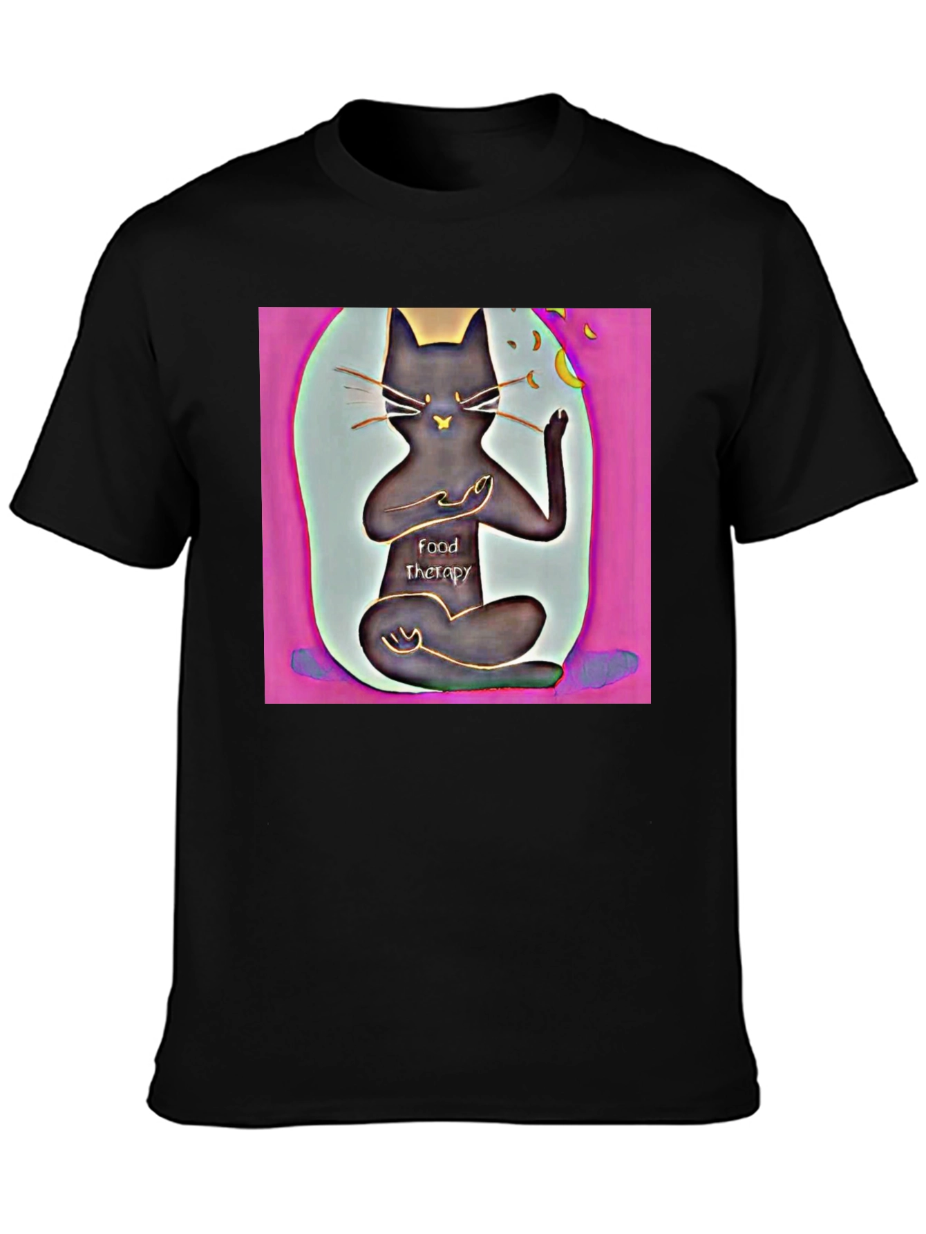 Zen Cat Food Therapy T-Shirt