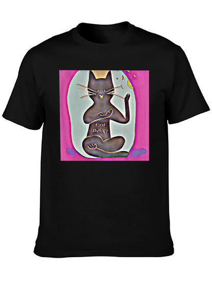 Zen Cat Food Therapy T-Shirt